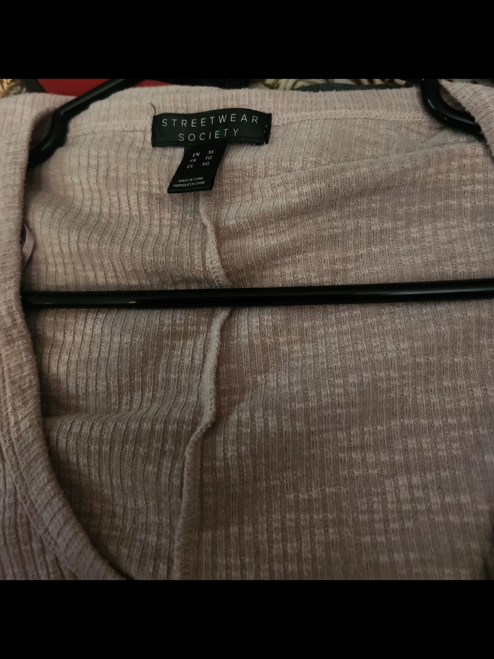 Everyday Cozy Henley Lounge Set - Blush Pink - Picture 3 of 3